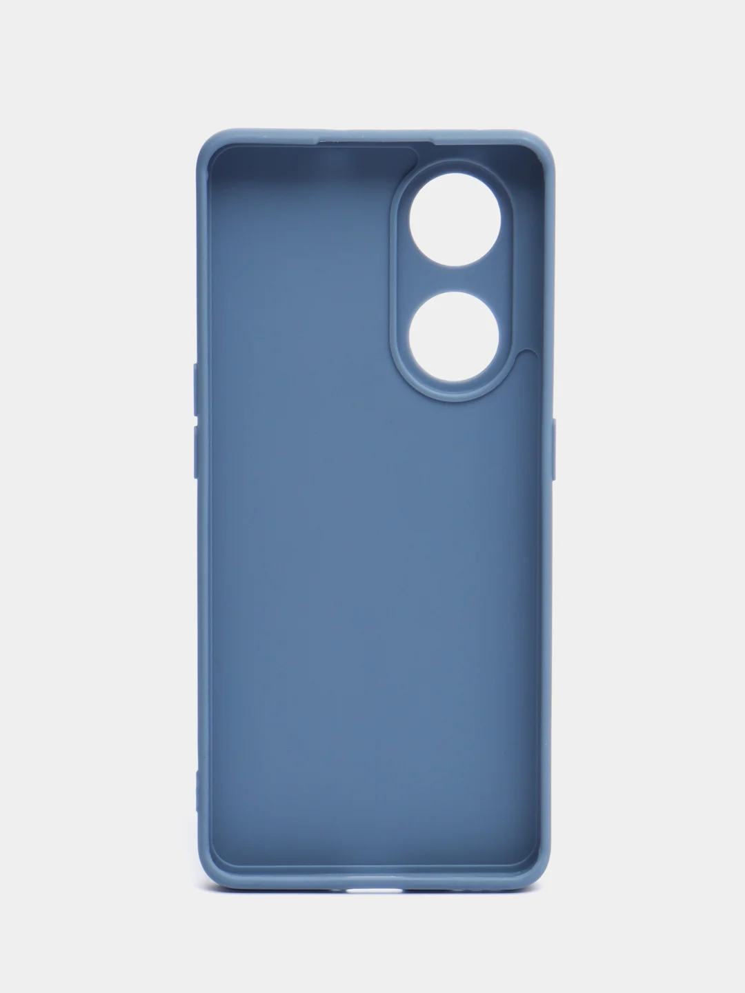 Синий меланж чехол для Oppo Reno 8T 5G (Оппо Рено 8Т 5Г), силиконовый, c защитой камеры