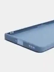 Синий меланж чехол для Oppo Reno 8T 5G (Оппо Рено 8Т 5Г), силиконовый, c защитой камеры