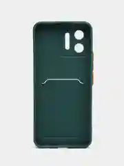 Тёмно-зелёный силиконовый чехол для Honor X5 4G, Хонор Икс5 4Ж