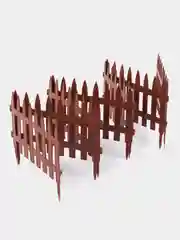 Забор декоративный 7секций 36смх3м (терракот)