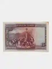 Купюра "25 Песет", 1928 год, Испания