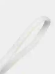 Белый шнурки эластичные, с фиксатором