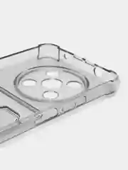 Черный чехол противоударный Huawei Nova Y90 (Хуавей Нова У90), прозрачный, с карманом для карты
