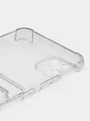 Прозрачный чехол противоударный Realme C11 2020 / Реалми С11 2020 прозрачный, с карманом для карты