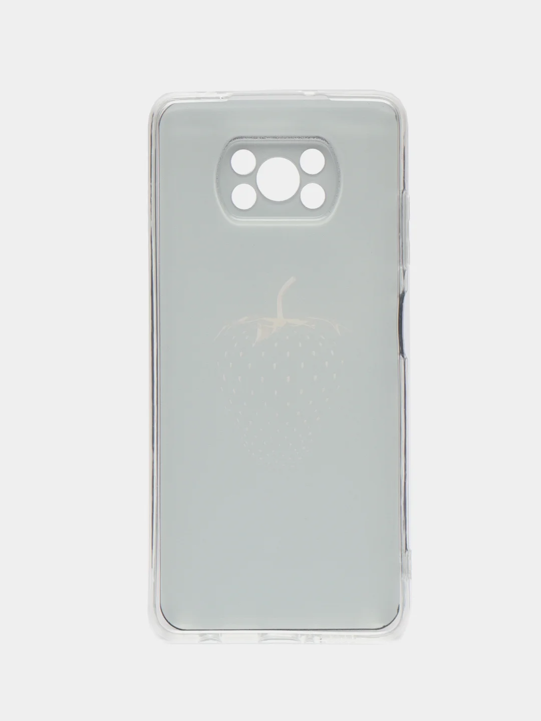 Разноцветный силиконовый чехол на Xiaomi Poco X3/X3 Pro / Сяоми Poco X3/Х3 Про прозрачный, с рисунком