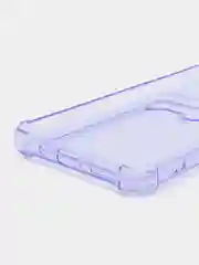 Лавандовый чехол для Xiaomi Poco M5 / Сяоми Поко М5 прозрачный, с карманом для карты