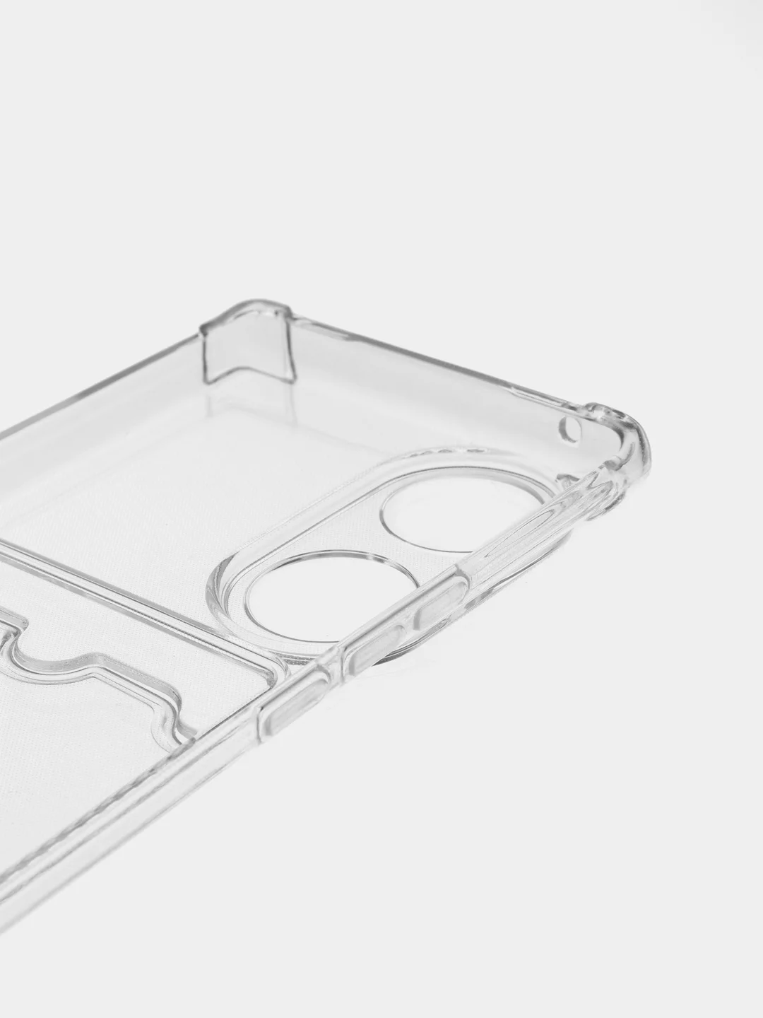 Прозрачный чехол противоударный Honor 70 / Хонор 70, прозрачный, с карманом для карты