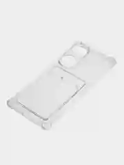 Прозрачный чехол противоударный Honor 70 / Хонор 70, прозрачный, с карманом для карты