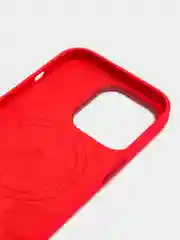 Красный силиконовый кейс magsafe айфон 14 / 14 про / 14 про макс