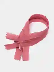 Коралловый меланж молния спираль неразъемная потайная, тип 3