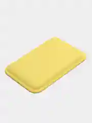Желтый картхолдер на iPhone, с поддержкой MagSafe Leather Wallet