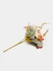 Коралловый меланж искуственные цветы камелии, пионы