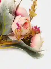 Коралловый меланж искуственные цветы камелии, пионы