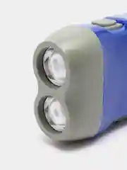 Фонарь-динамо механический, 2 LED, зарядка аккумулятора от движений руки