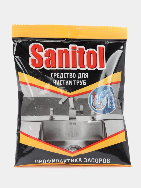 Антизасор для чистки труб Selena Sanitol, 90 г
