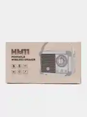 Кремовый портативная беспроводная мини колонка в стиле ретро Bluetooth, динамик FM радио, приемник