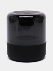 Портативная Bluetooth колонка-ночник с прозрачным корпусом, с красочным рельефным свечением