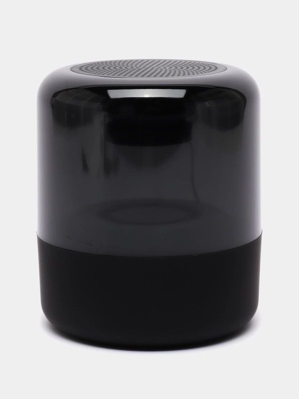 Портативная Bluetooth колонка-ночник с прозрачным корпусом, с красочным рельефным свечением