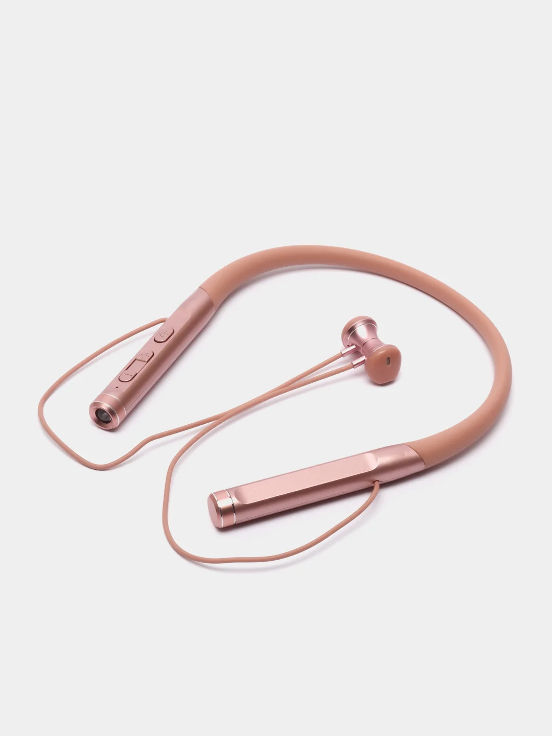Розовый спортивные беспроводные Bluetooth-наушники на шею