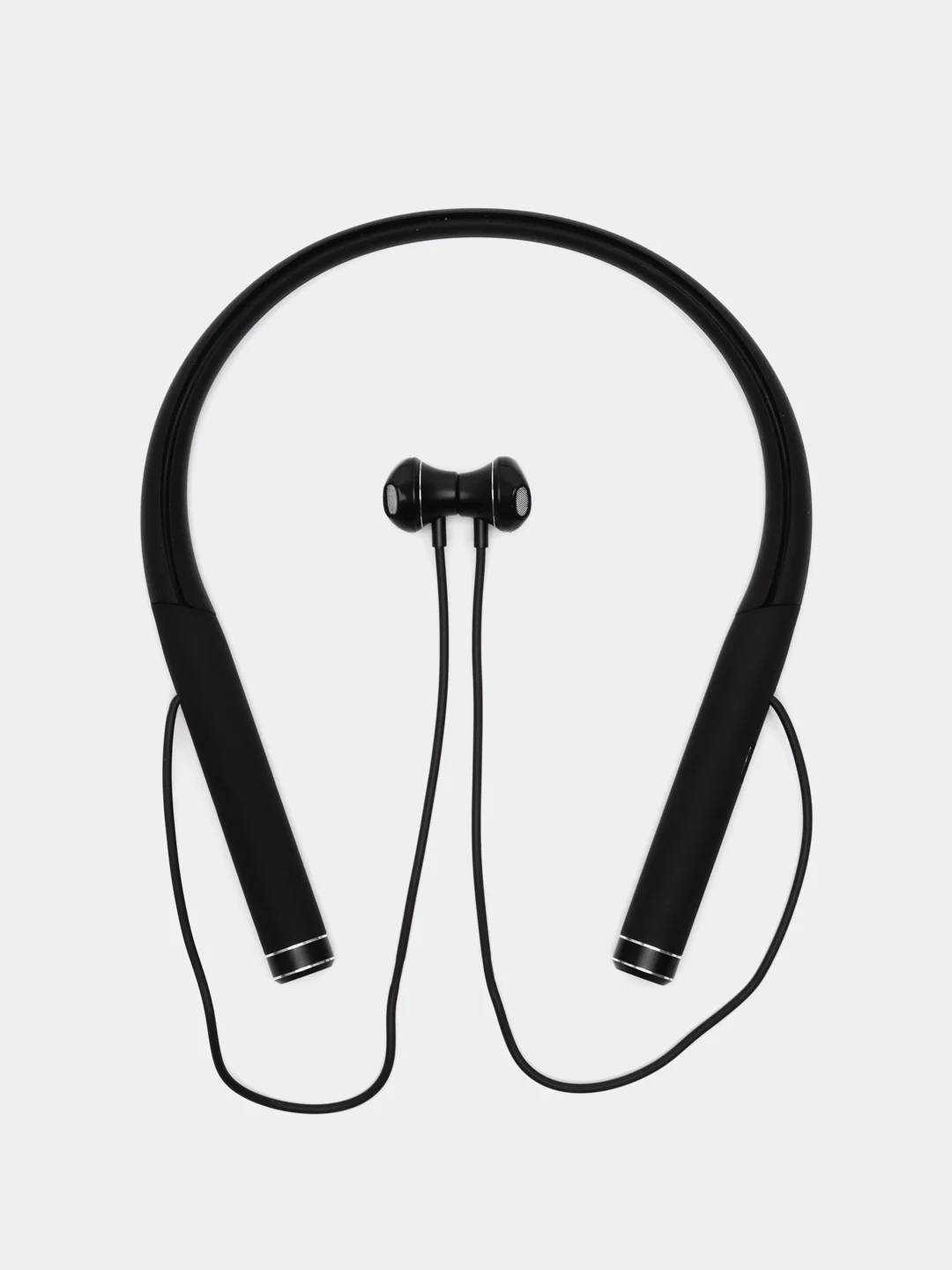 Черный спортивные беспроводные Bluetooth-наушники на шею