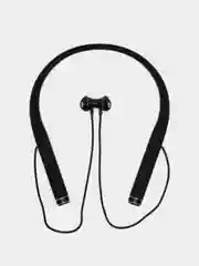 Черный спортивные беспроводные Bluetooth-наушники на шею