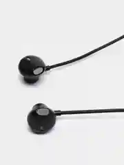 Черный спортивные беспроводные Bluetooth-наушники на шею