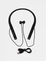 Черный спортивные беспроводные Bluetooth-наушники на шею