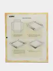 Набор для творчества и рукоделия. Вышивка пайетками "Фламинго". Lori