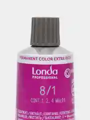 Londa Professional стойкая крем-краска 8/1 светлый блонд пепельный, 60 мл
