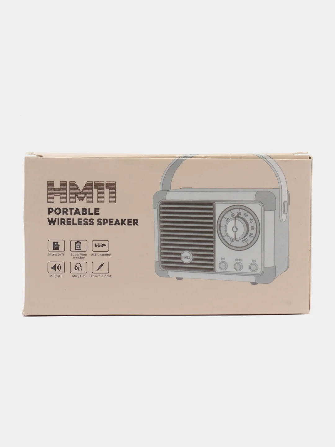 Розовый портативная беспроводная мини колонка в стиле ретро Bluetooth, динамик FM радио, приемник