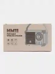 Черный портативная беспроводная мини колонка в стиле ретро Bluetooth, динамик FM радио, приемник