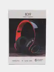 Черный светящаяся Bluetooth-гарнитура, наушники белые, черные