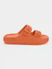 Оранжевый сланцы пляжные женские летние KEDDO