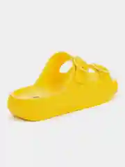 Желтый сланцы пляжные женские летние KEDDO