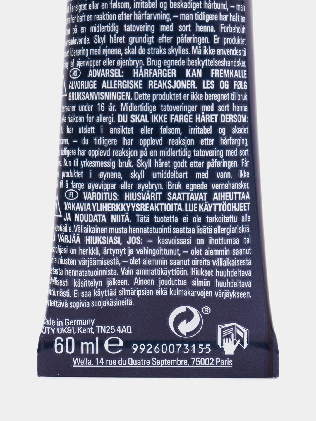 Wella Professionals Koleston Perfect Me+ крем-краска 9/16 горный хрусталь, 60 мл