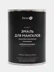 Эмаль термостойкая для мангалов ELCON Max Thern, черная, 1000С, 0,8 кг