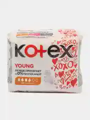 Kotex Young Normal прокладки поверхность сеточка, 10 шт