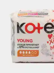 Kotex Young Normal прокладки поверхность сеточка, 10 шт