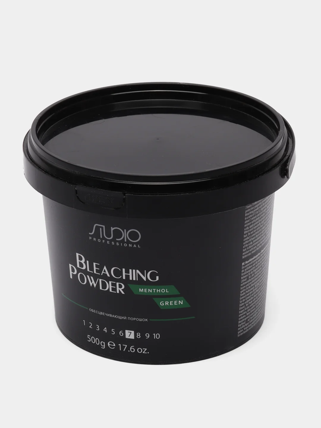 Обесцвечивающий порошок для волос Menthol Green/Studio Professional, 500 г