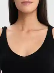 Черный женский топ, базовый топ, топ под пиджак