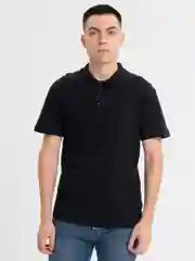 Черный футболка мужская поло