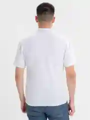 Белый футболка мужская поло