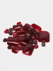 Бордовый накладные ногти для педикюра - 24 шт
