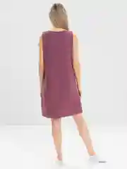 Бордовый платье для дома из муслина