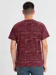 Коралловый меланж футболка мужская