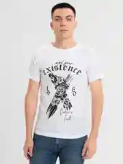 Белый футболка мужская