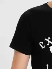 Черный футболка мужская
