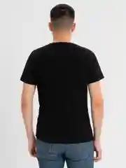 Черный футболка мужская