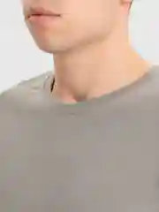 Серебряный футболка мужская