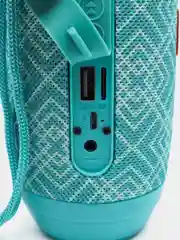 Бирюзовый портативная колонка /Беспроводная Bluetooth колонка с фонариком T&G TG-602
